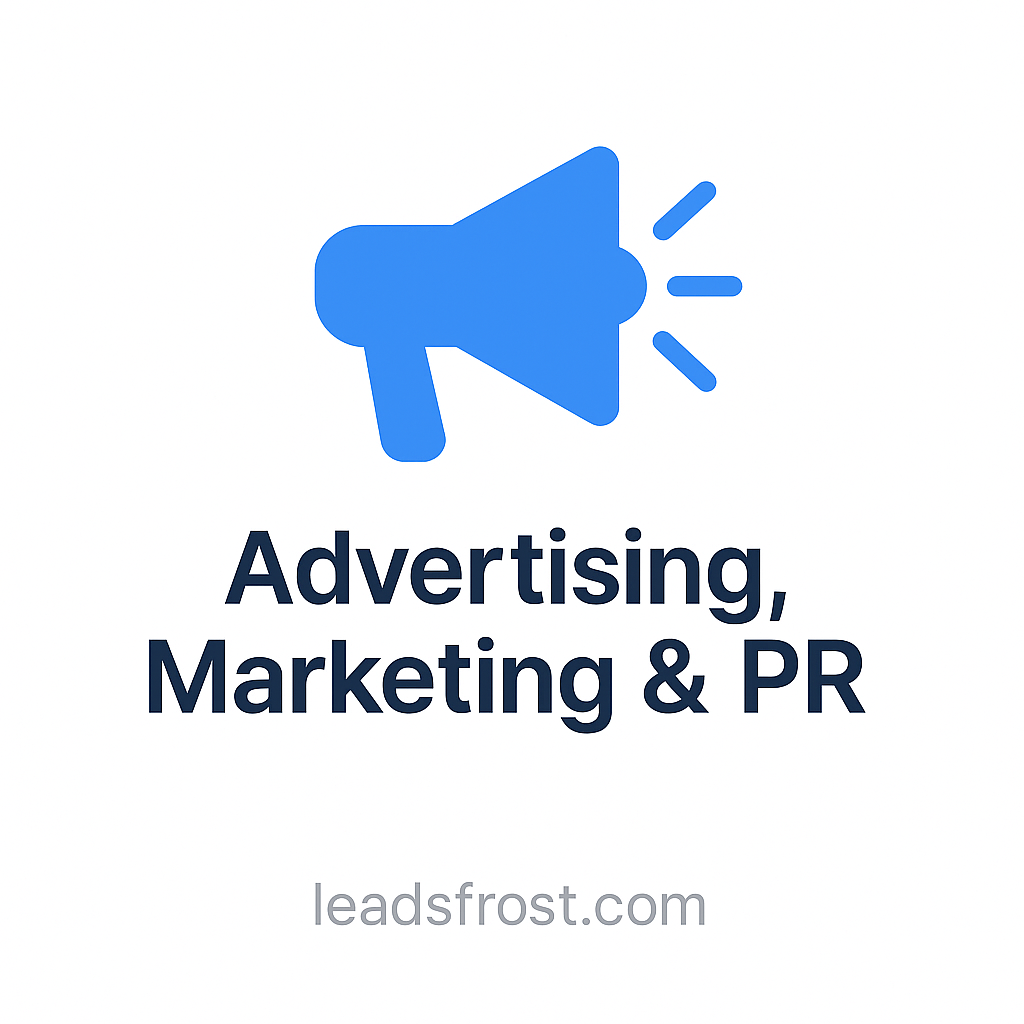 Advertising, Marketing & PR